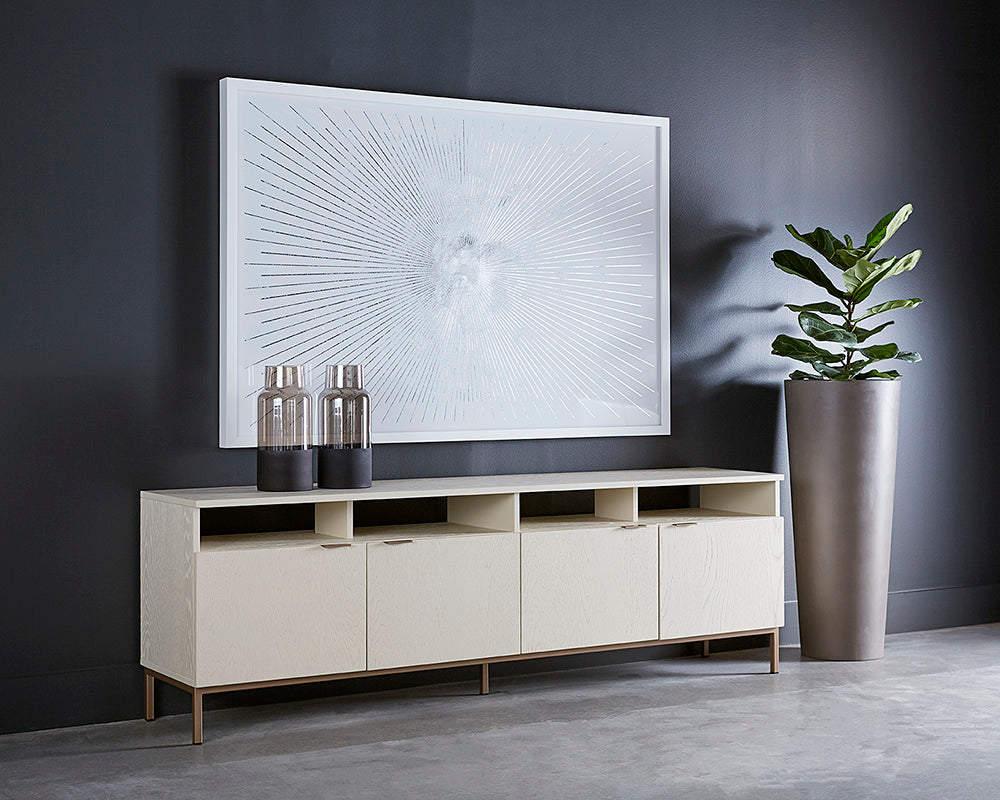 SP - CONSOLE ET ARMOIRE MULTIMÉDIA MODULAIRES AMBROSE