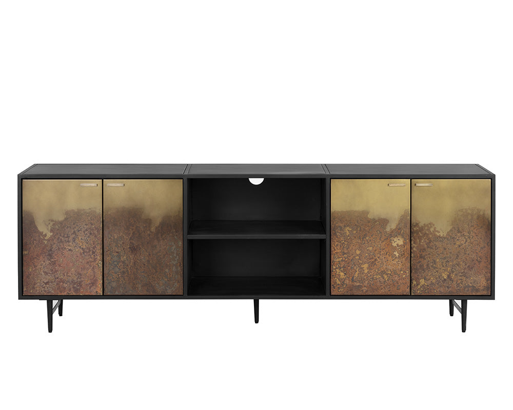 SP- CONSOLE MÉDIA ET ARMOIRE AUBURN