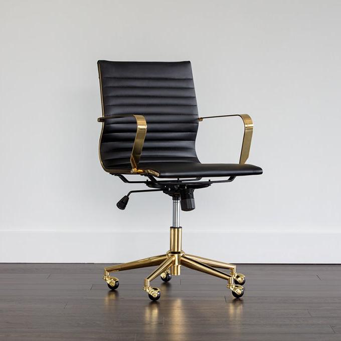 SP - CHAISE DE BUREAU JESSICA NOIRE