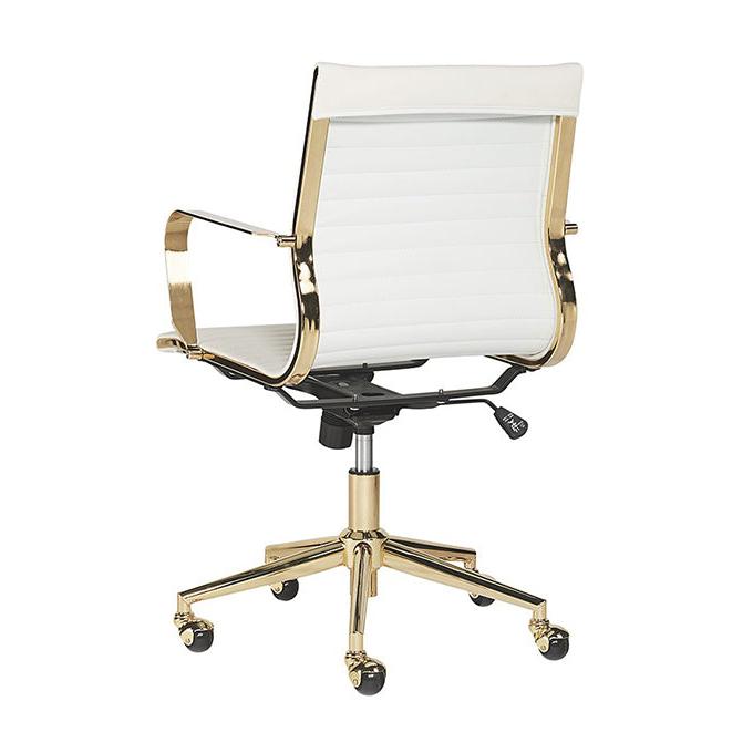 SP - CHAISE DE BUREAU JESSICA EN BLANC