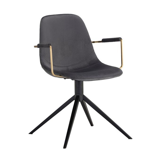 SP - FAUTEUIL DE SALLE À MANGER PIVOTANT CASSIUS