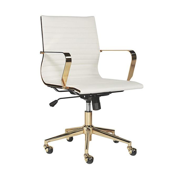 SP - CHAISE DE BUREAU JESSICA EN BLANC