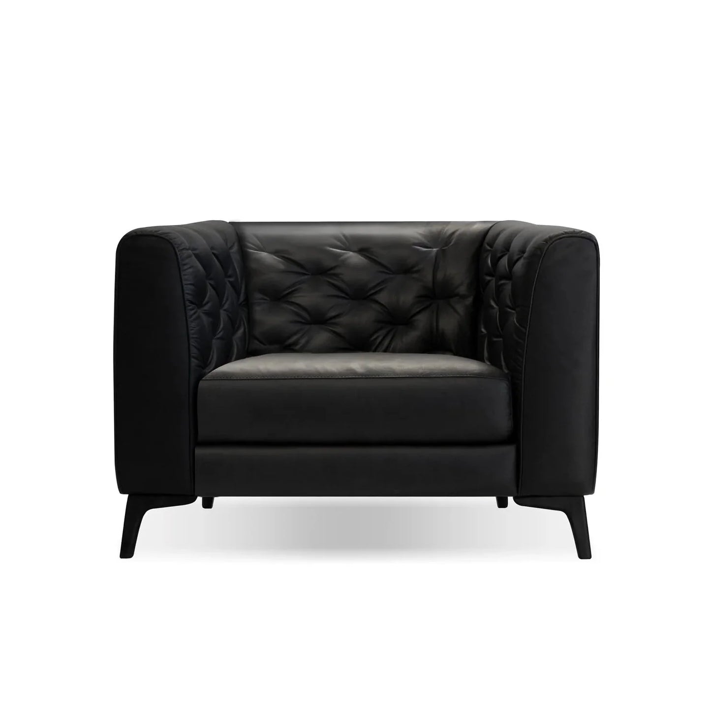 MB - FAUTEUIL DALTON EN CUIR