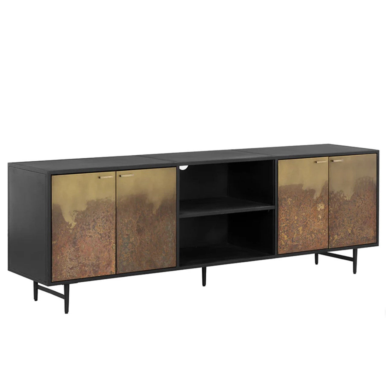 SP- CONSOLE MÉDIA ET ARMOIRE AUBURN