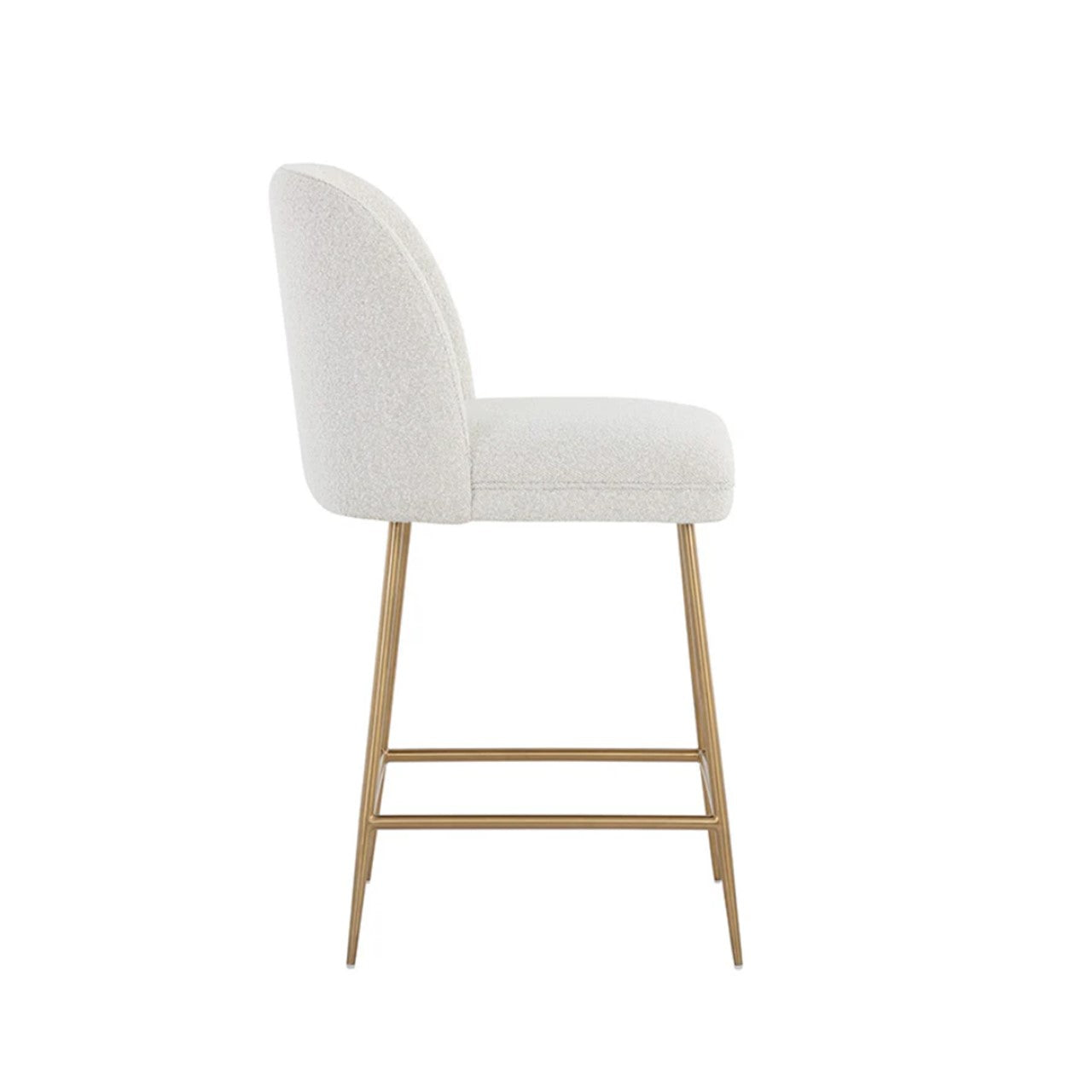 SP - TABOURET DE COMPTOIR KELTY - DORÉ