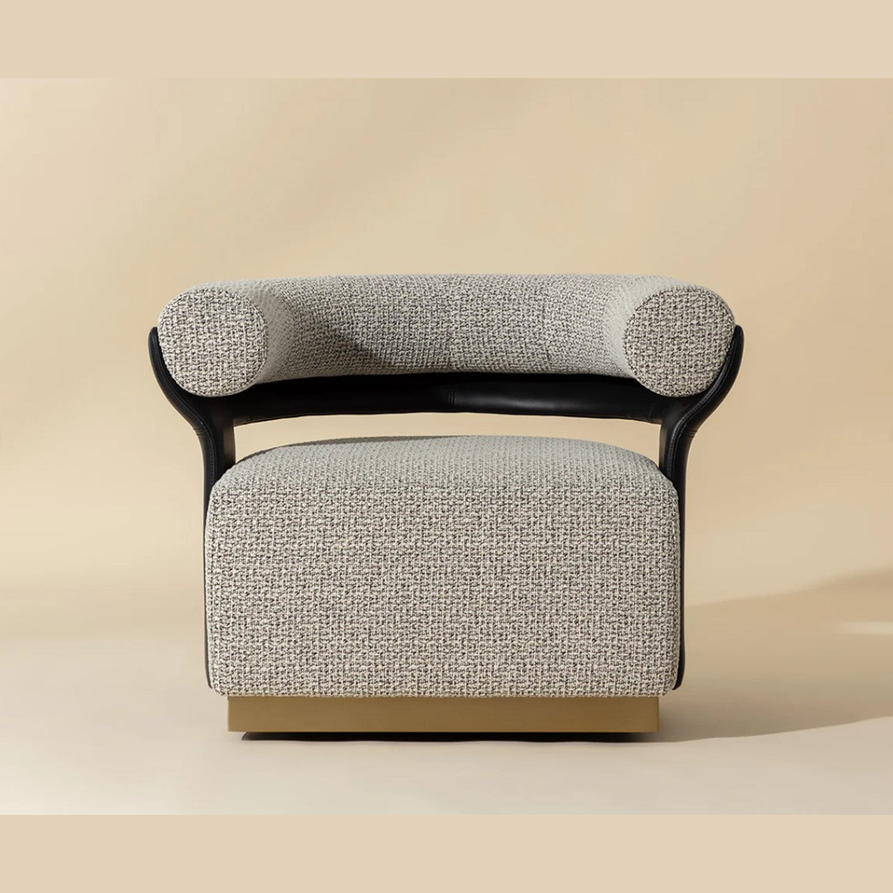 SP - FAUTEUIL LONG PIVOTANT OLIDA - HELIOS CHECK NOIR