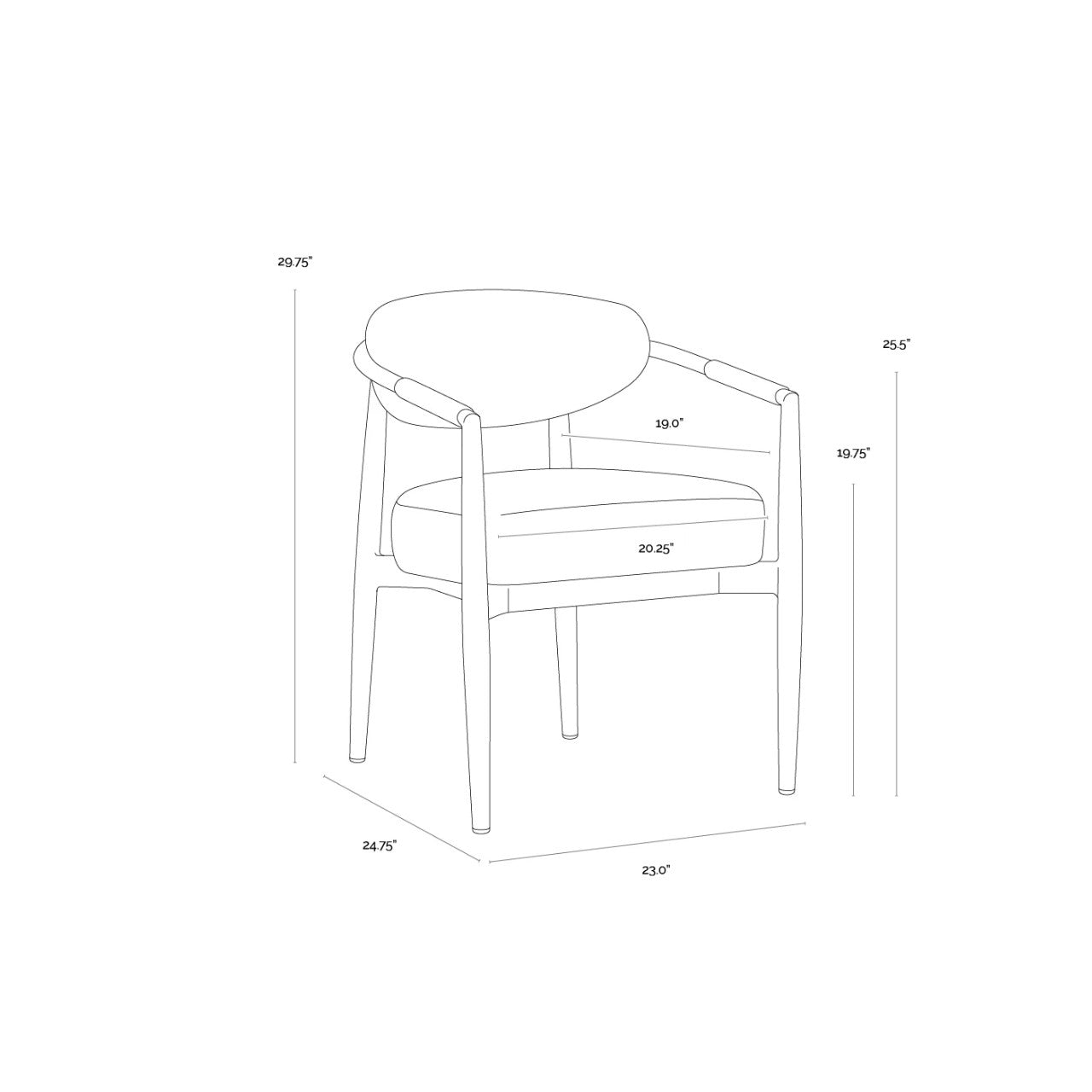 SP - FAUTEUIL DE SALLE À MANGER MARITA