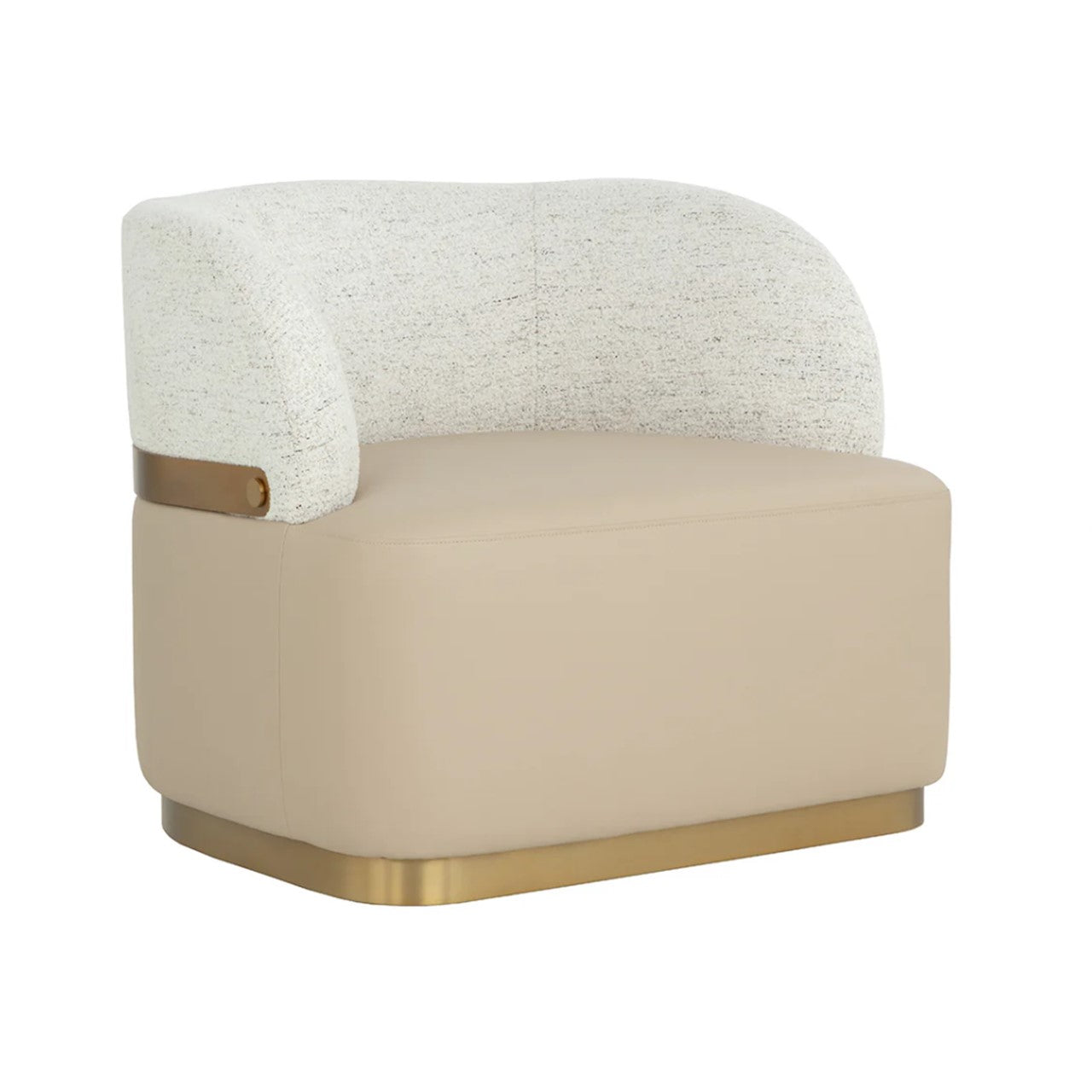 SP - BRINDA FAUTEUIL LONG PIVOTANT NAPA BEIGE
