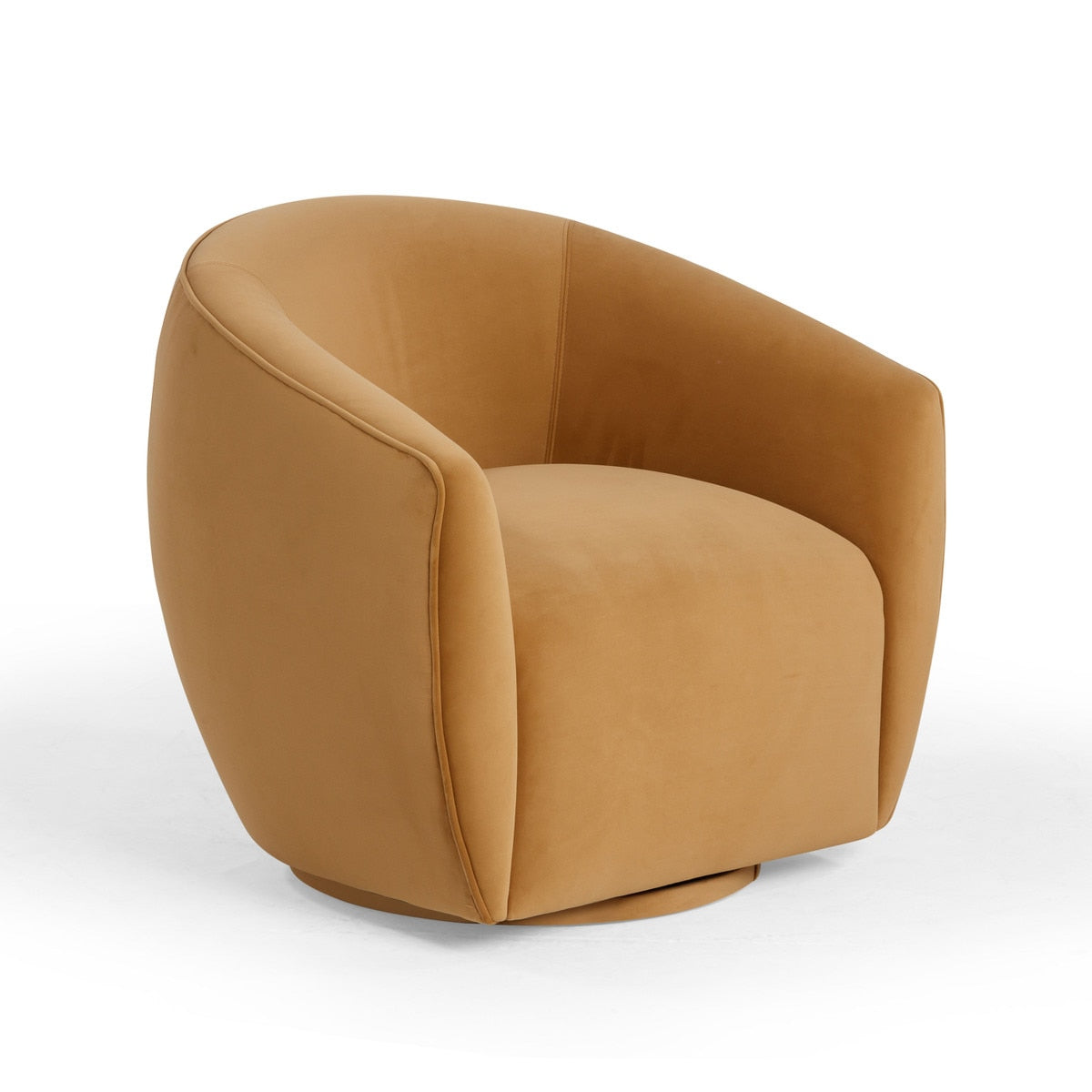 TV - Fauteuil pivotant en velours Jordan