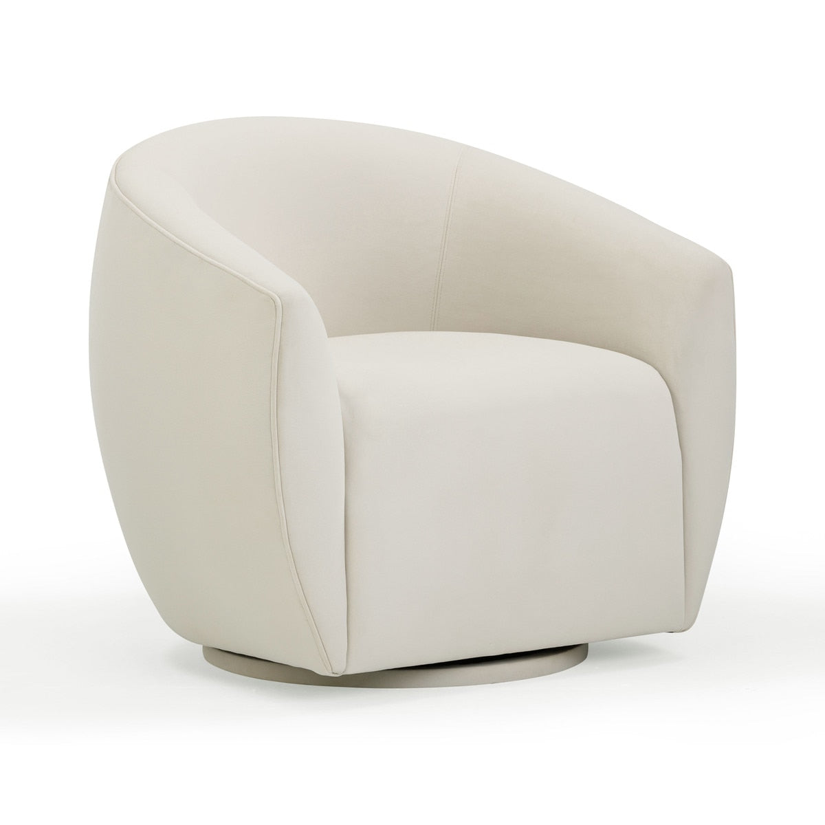 TV - Fauteuil pivotant en velours Jordan