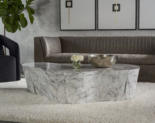 SP - TABLE BASSE EN MARBRE AVA