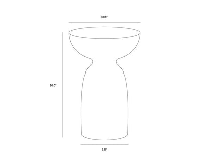 SP - TABLE D'APPOINT NOIRE GOYA