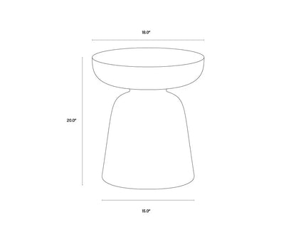 SP - TABLE D'APPOINT EN MARBRE LUCIDA