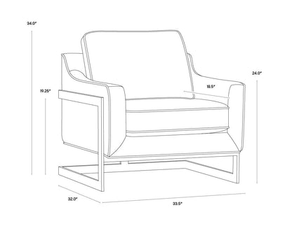 SP - FAUTEUIL LONG KALMIN