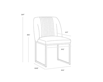 SP - CHAISE DE SALLE À MANGER NEVIN