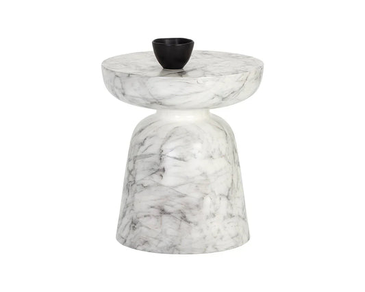 SP - TABLE D'APPOINT EN MARBRE LUCIDA