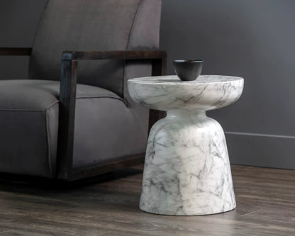 SP - TABLE D'APPOINT EN MARBRE LUCIDA