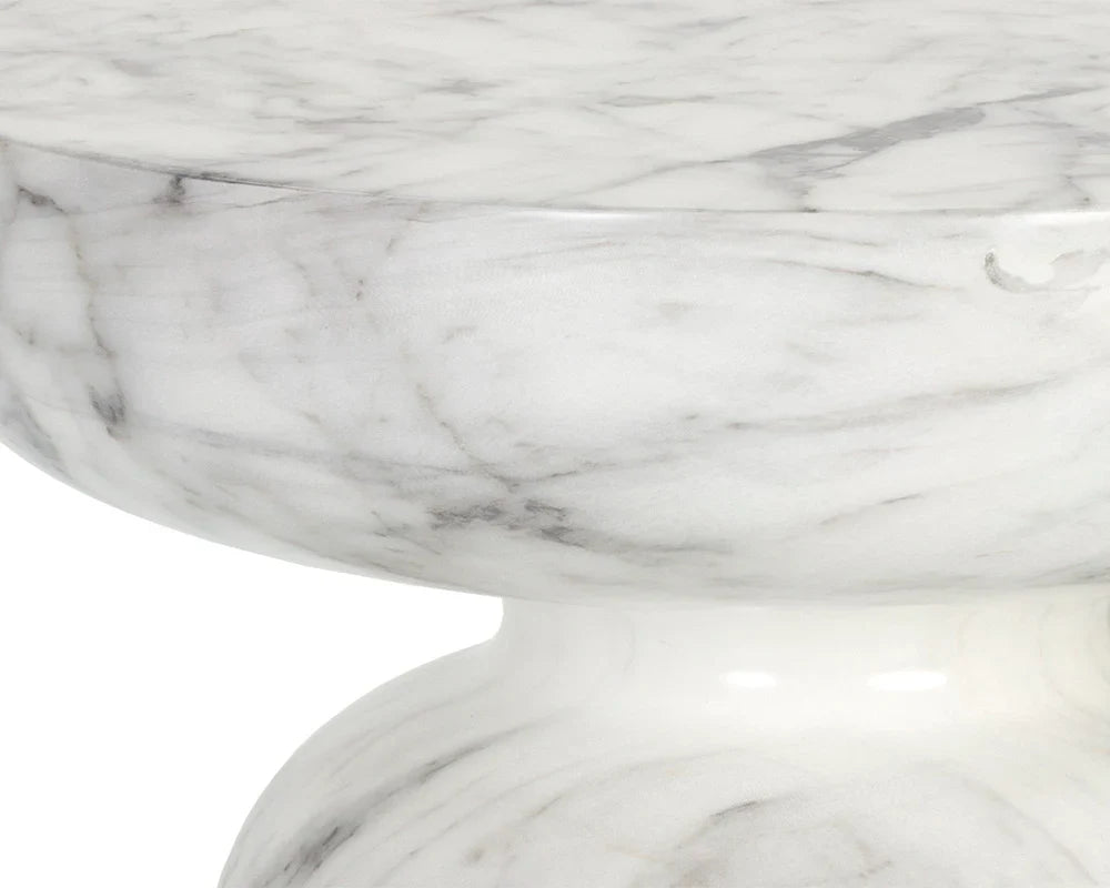 SP - TABLE D'APPOINT EN MARBRE LUCIDA