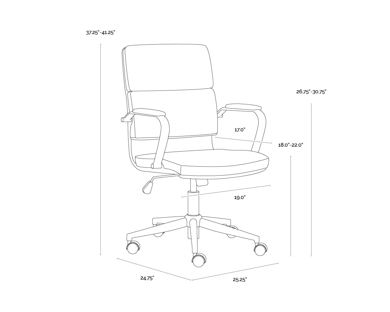 SP - CHAISE DE BUREAU KLEO