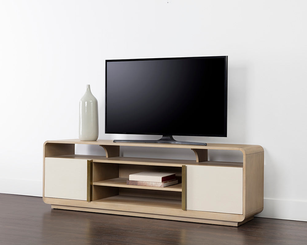 SP - CONSOLE MÉDIA ET ARMOIRE KAYDEN