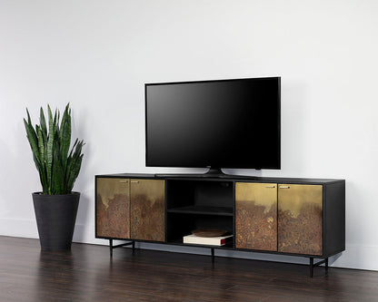 SP- CONSOLE MÉDIA ET ARMOIRE AUBURN