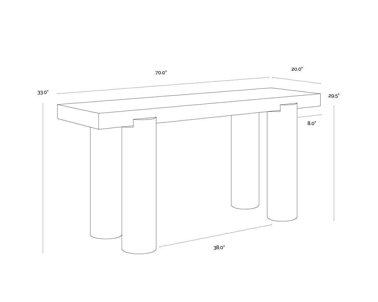 SP - TABLE CONSOLE ARDI