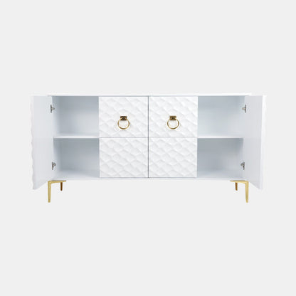 SB- Console Blanc et Or