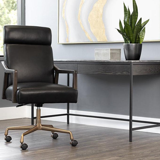 SP - CHAISE DE BUREAU COLLIN - MARRON