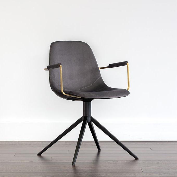 SP - FAUTEUIL DE SALLE À MANGER PIVOTANT CASSIUS