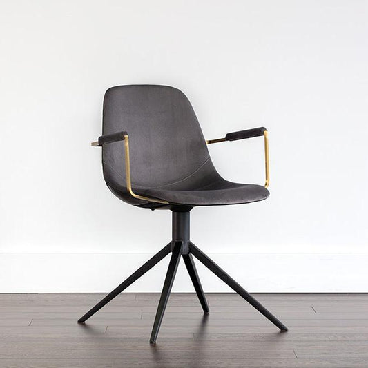 SP - FAUTEUIL DE SALLE À MANGER PIVOTANT CASSIUS