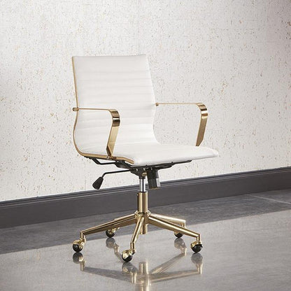 SP - CHAISE DE BUREAU JESSICA EN BLANC