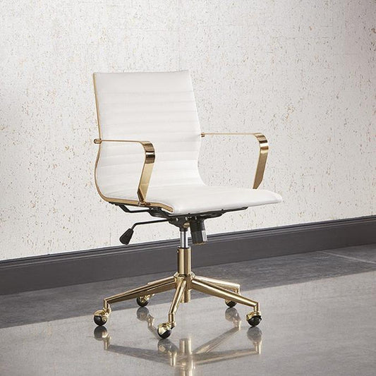 SP - CHAISE DE BUREAU JESSICA EN BLANC
