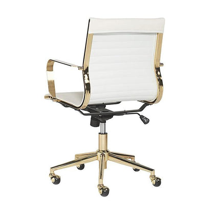 SP - CHAISE DE BUREAU JESSICA EN BLANC