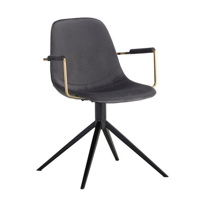 SP - FAUTEUIL DE SALLE À MANGER PIVOTANT CASSIUS