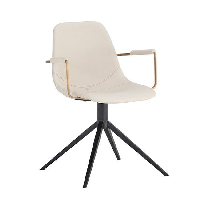 SP - FAUTEUIL DE SALLE À MANGER PIVOTANT CASSIUS