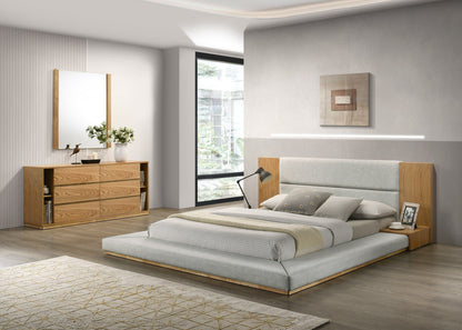 VG - NOVA DOMUS JAGGER LIT MODERNE EN CHÊNE NATUREL