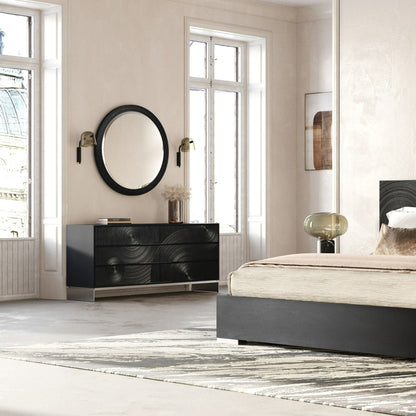 VG - COMMODE EN FRÊNE NOIR