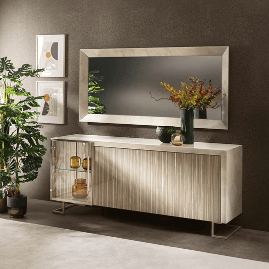 Buffet EF-Luce 4 portes avec miroir