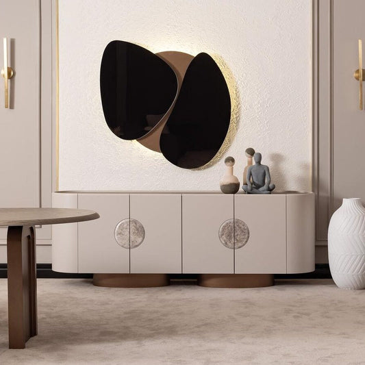 GB- BUFFET ET MIROIR LUNA