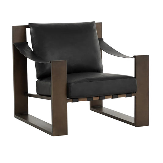 SP - FAUTEUIL LONG BERKE - BRONZE ANTIQUE