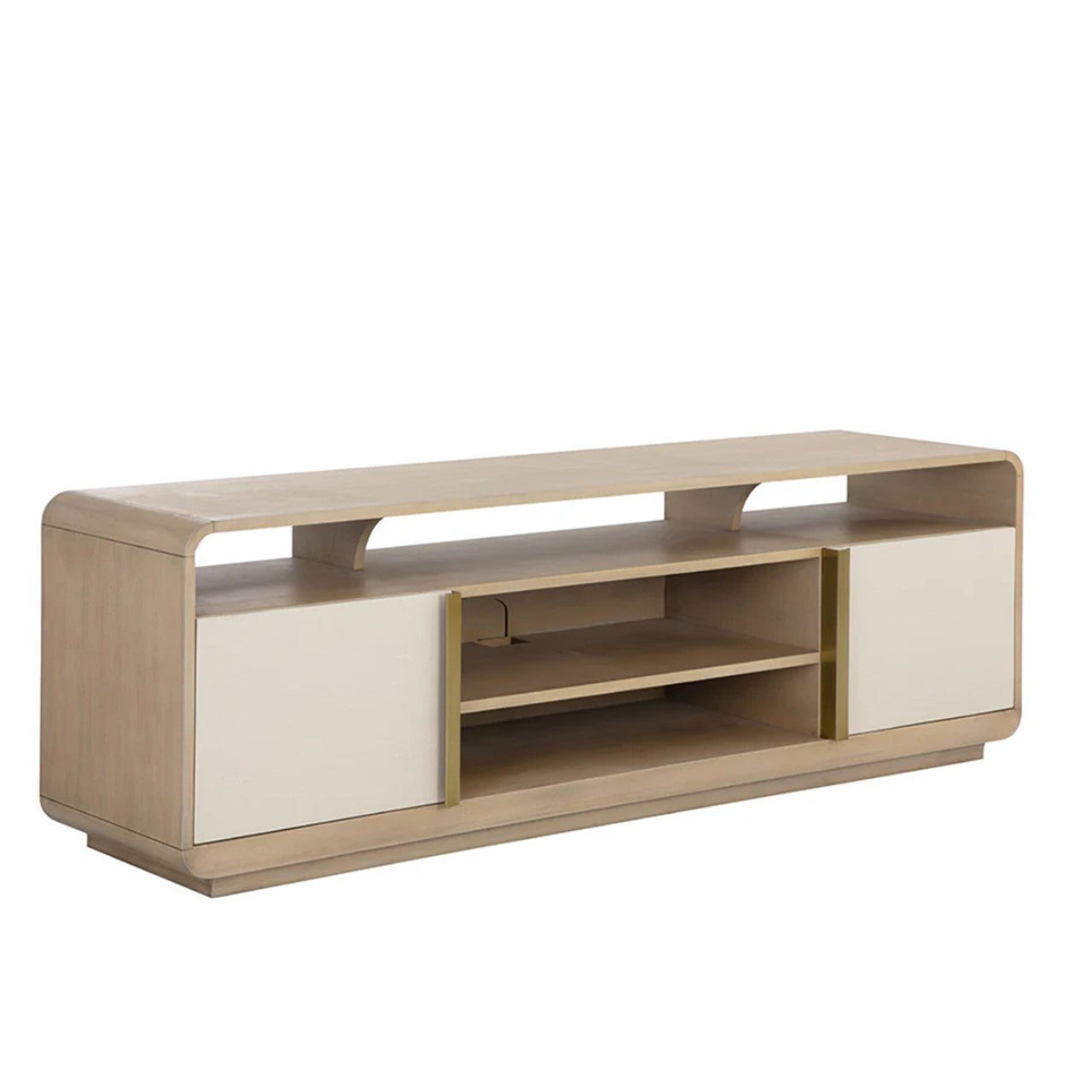 SP - CONSOLE MÉDIA ET ARMOIRE KAYDEN
