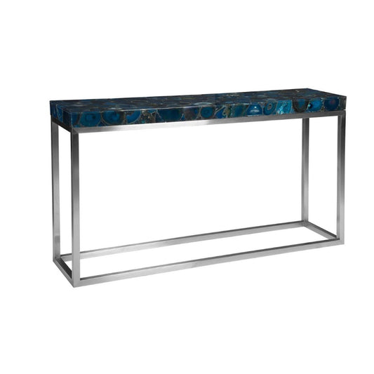 CONSOLE PC-AGATE, BASE EN ACIER INOXYDABLE