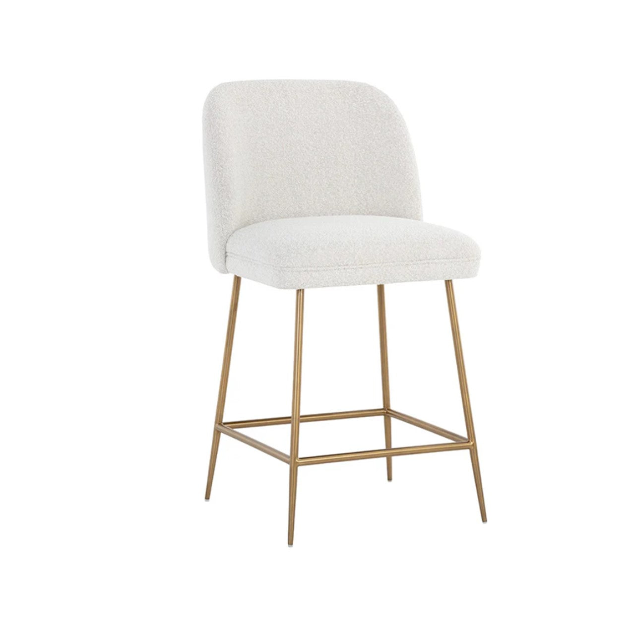 SP - TABOURET DE COMPTOIR KELTY - DORÉ
