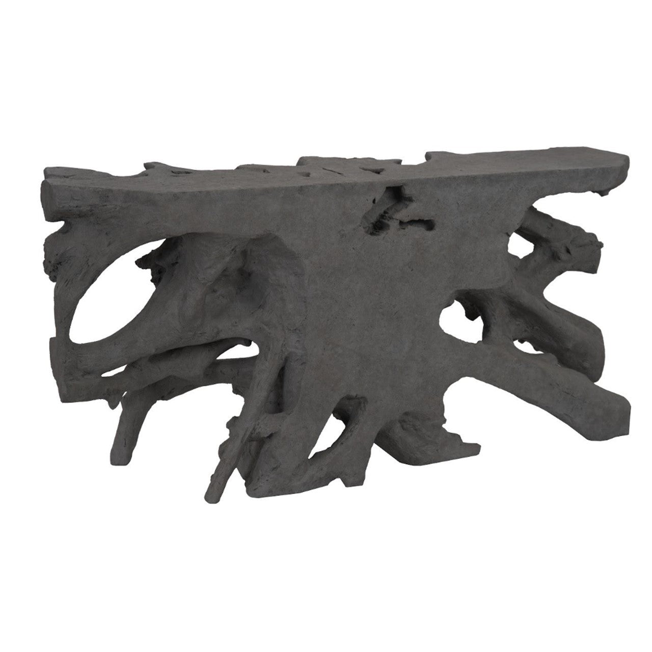 PC-BEAU CAST ROOT CONSOLE TABLE, PIERRE CHARBON