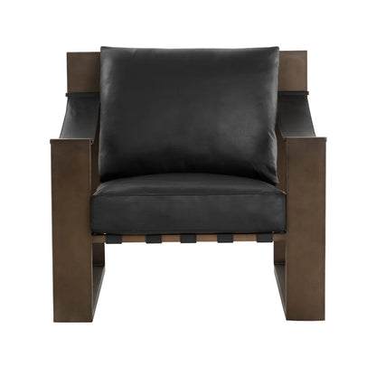 SP - FAUTEUIL LONG BERKE - BRONZE ANTIQUE