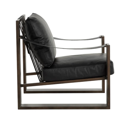 SP - FAUTEUIL LONG BERKE - BRONZE ANTIQUE