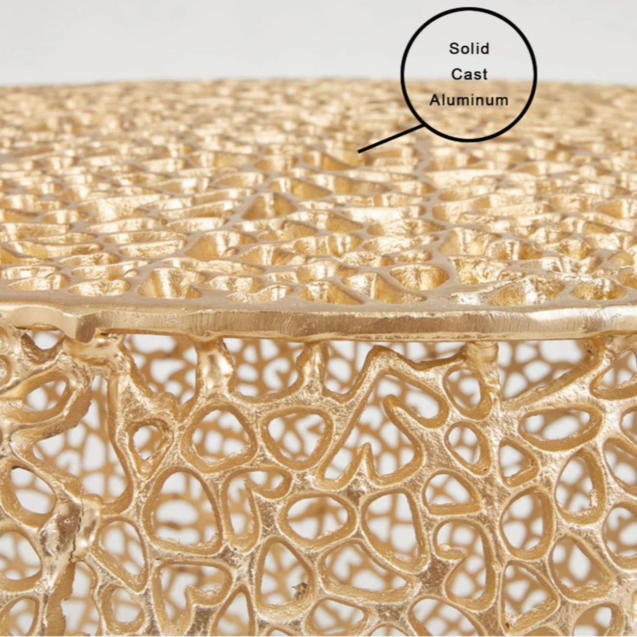 XC- TABLE BASSE DOLCE GOLD