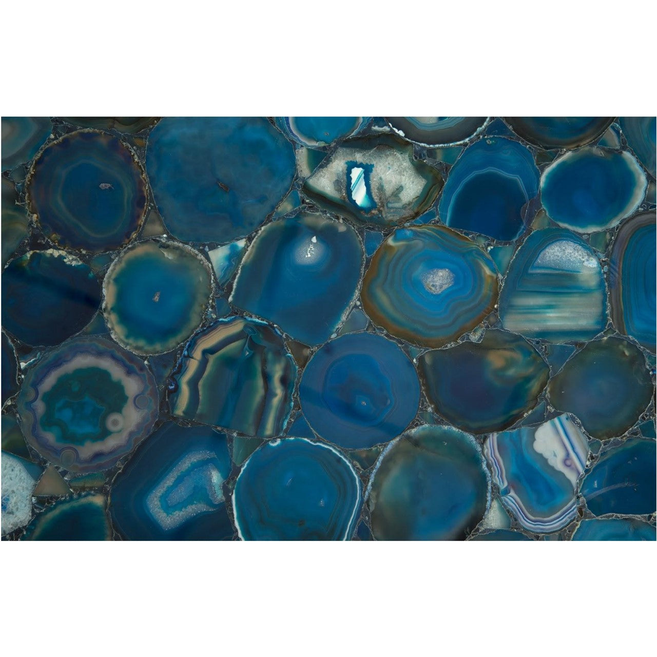 CONSOLE PC-AGATE, BASE EN ACIER INOXYDABLE