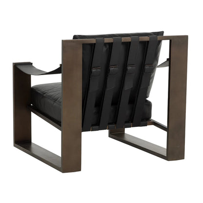 SP - FAUTEUIL LONG BERKE - BRONZE ANTIQUE