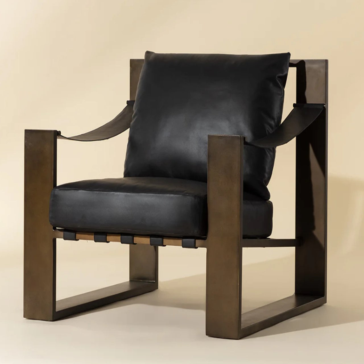SP - FAUTEUIL LONG BERKE - BRONZE ANTIQUE